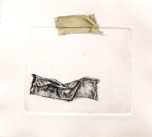 etching of tape + drawing tape