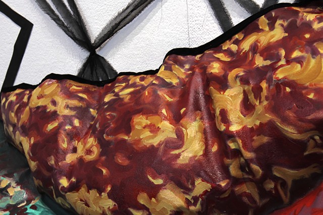 detail, мағзи (black velvet lining)