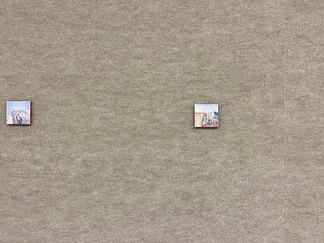 Installation view, Disturbed Horizons