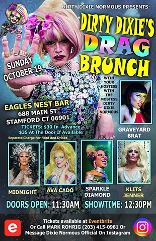 Dixie's Drag Brunch hosted by Dixie Normous 