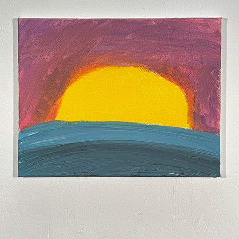 Sunrise painting