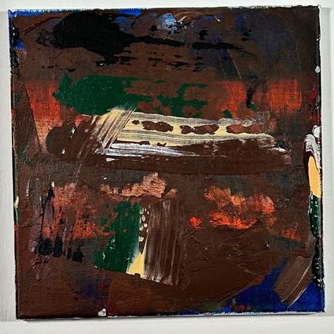painting of a broken tree