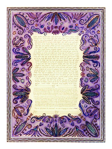 Under the Sea Custom Ketubah