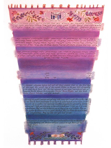 Chuppah Handshake Tallit Custom Ketubah