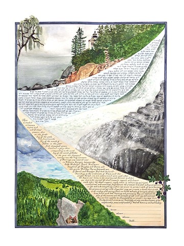 MAINE MONTANA CUSTOM KETUBAH