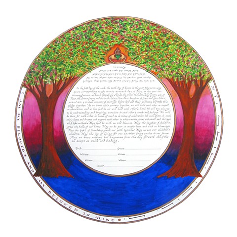 Claddagh Ring Custom Ketubah