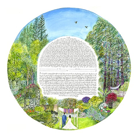 BACKYARD BOTANICAL CUSTOM KETUBAH