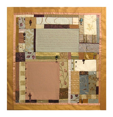 Beaded Fabric Ketubah