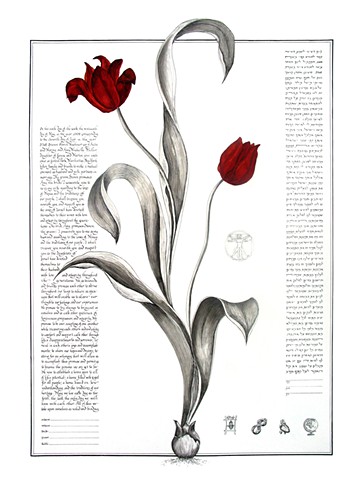 Leonardo Botanical Custom Ketubah