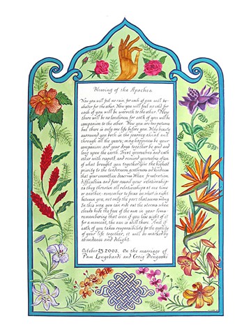 Mudra  Custom Ketubah