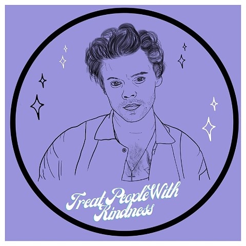 Harry Styles Tumbler Design