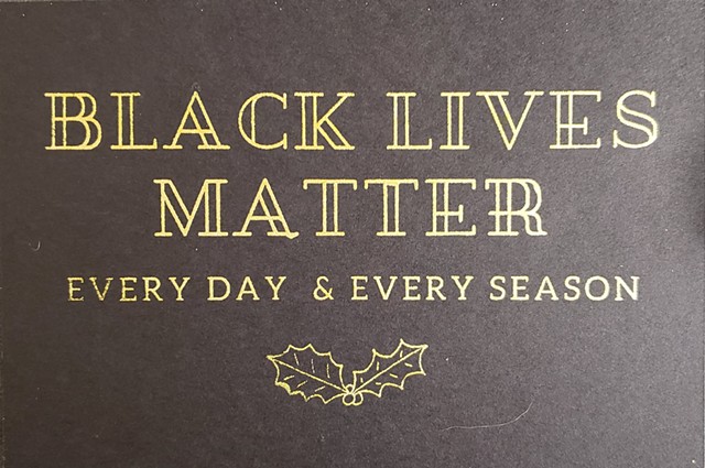 Black Lives Matter Holiday Card