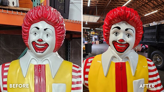 Ronald McDonald Face Close Up