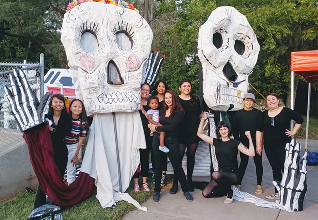 Calavera Puppet Performance at Mattie Rhodes