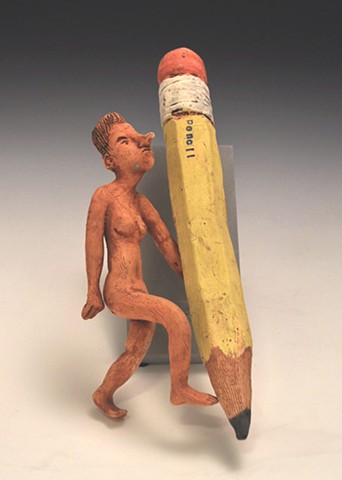 P is for Pencil.
