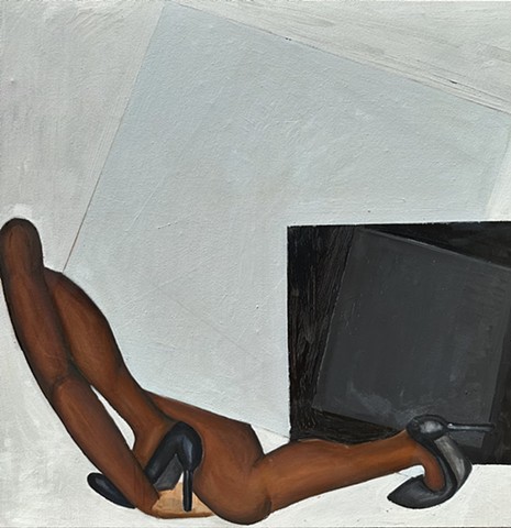Upholding White Supremacy (After Kazimir Malevich's Suprematist Composition: White on White)