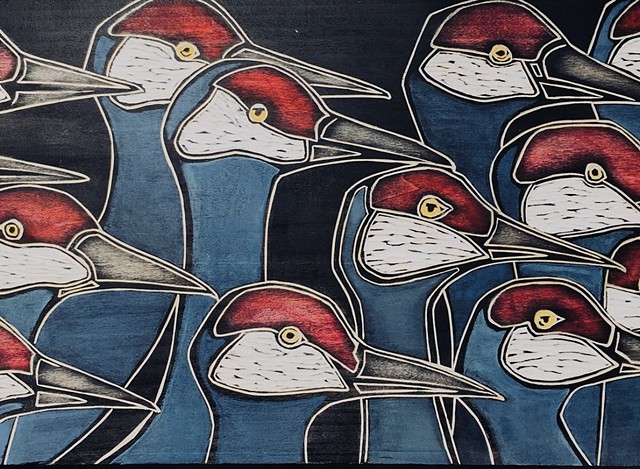 Sandhill Crane Heads