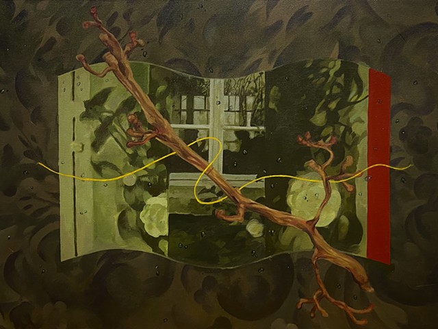 The shadow of the apple,