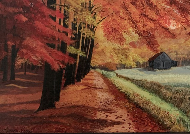 The Old Road by the Forest