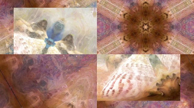 Lavendar and Green Triad