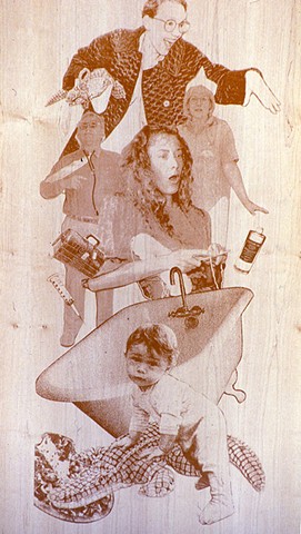 Lady with the Aligator Purse