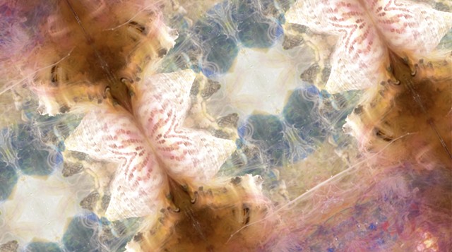 Lavender Green Yellow Triad 50%