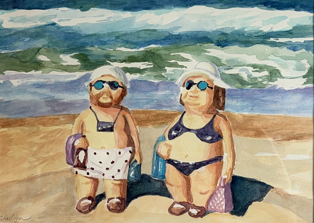 Bert & Mabel Hit the Beach