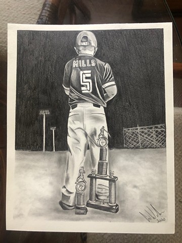 baseball portrait