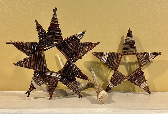 10 pointed star and 5 pointed star