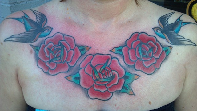ROSES ON A CHEST