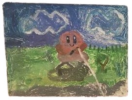 Kirby's relaxed life of fishing 