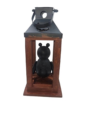 Dark TeddyBear Lantern (Back)