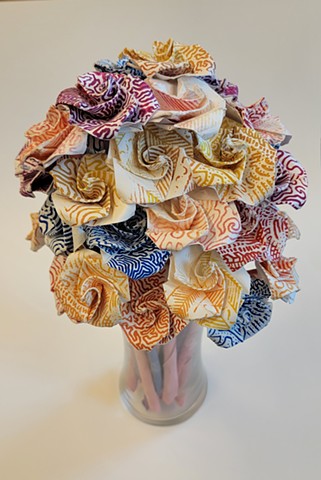 Screenprinted Flowers