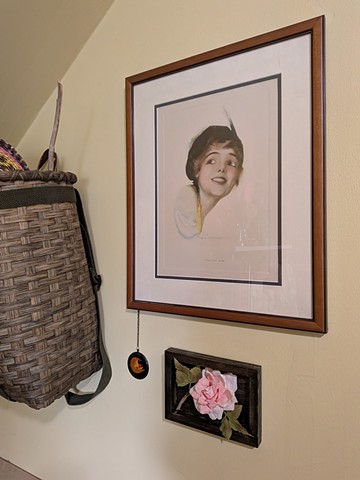 A small rose in a frame is lovely 