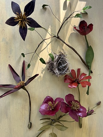 Paper Grocery Bag Flowers