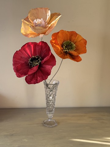 A few flowers in a vase is lovely 