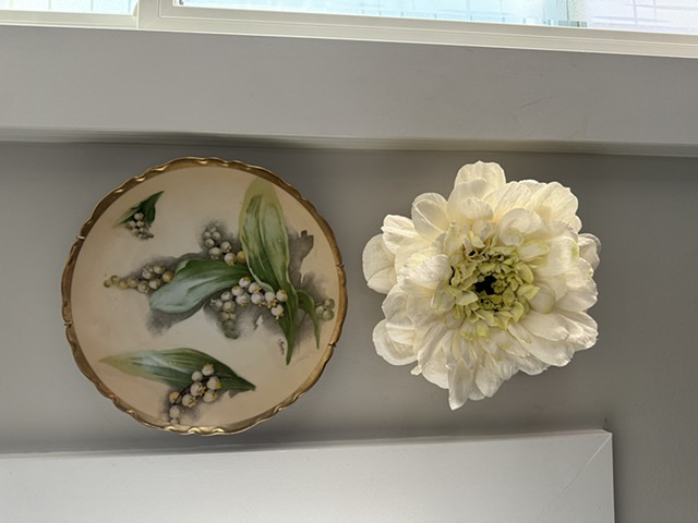 Feverfew blossom, x10