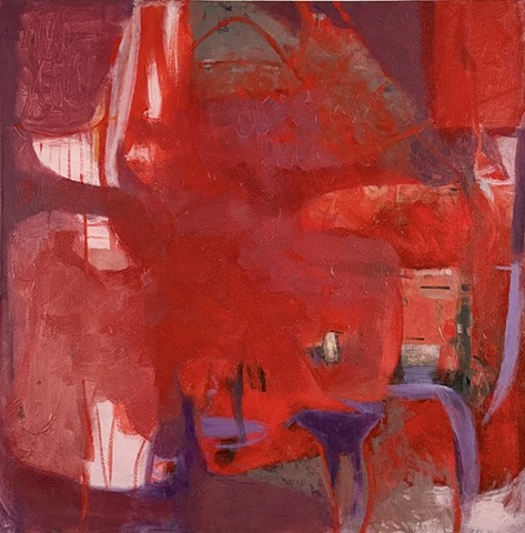 Dry Pigments, and oil on primed canvas.