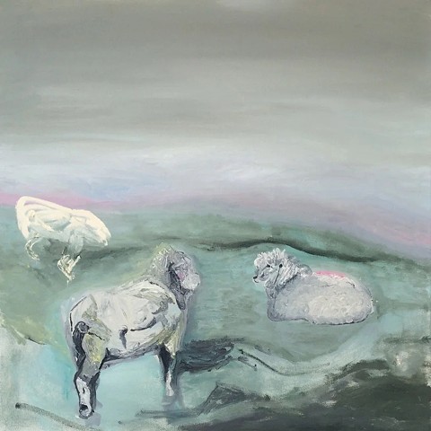 Sweet Sweet Sheep (Diptych)