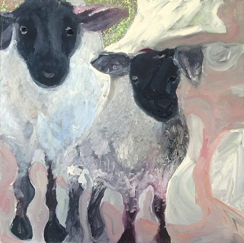 Sweet Sweet Sheep (Diptych)