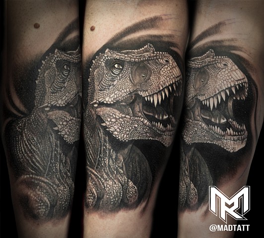 Awesome T-Rex Tattoo