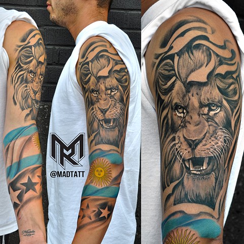 Argentina Lion Sleeve