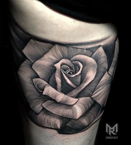 Back of thigh Rose