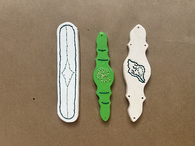 Embroidered Ceramics 