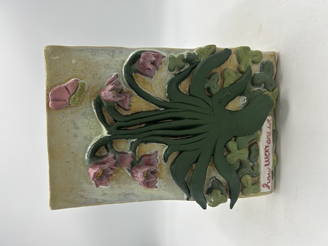 "How Lucky Are We" Vase