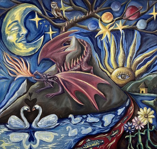 Dragon in the New Warm Mountain