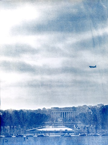 looking over the national mall