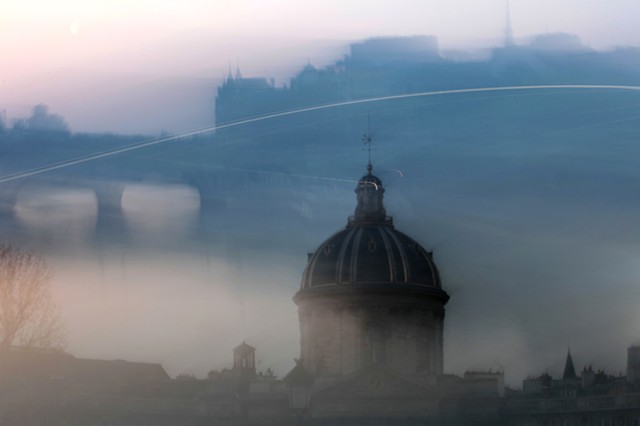 On the bridge of Arts, Paris 