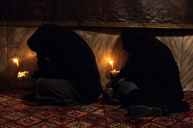 Nuns,The Grotto of the Nativity, Chirsmas, Bethlehem 