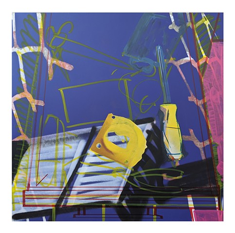 two screw drivers and a fence